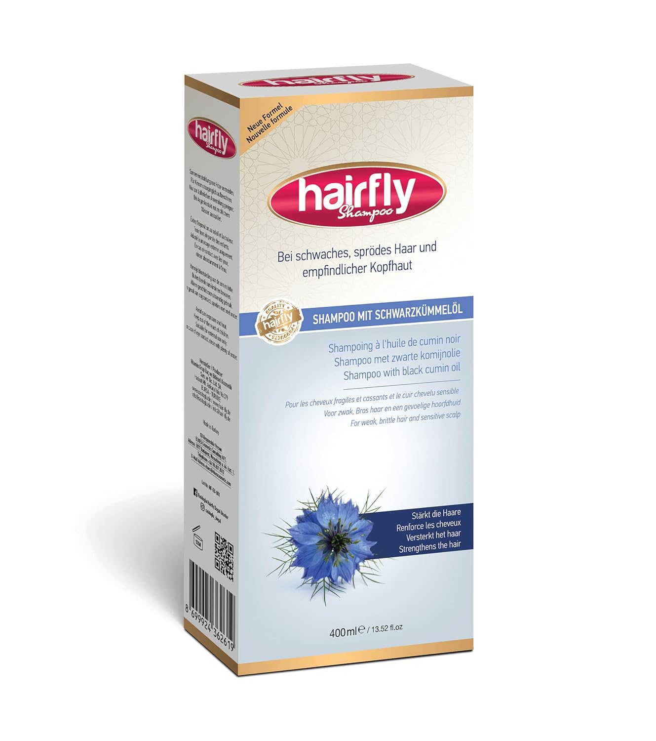 Hairfly Shampoo mit Schwarzkümmelöl