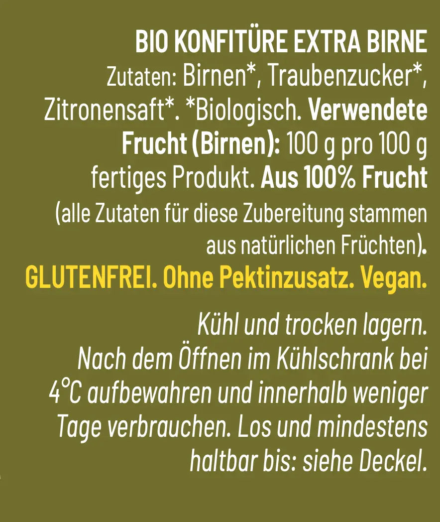Bio Birnenkonfitüre Ölwerk - Ölwerk