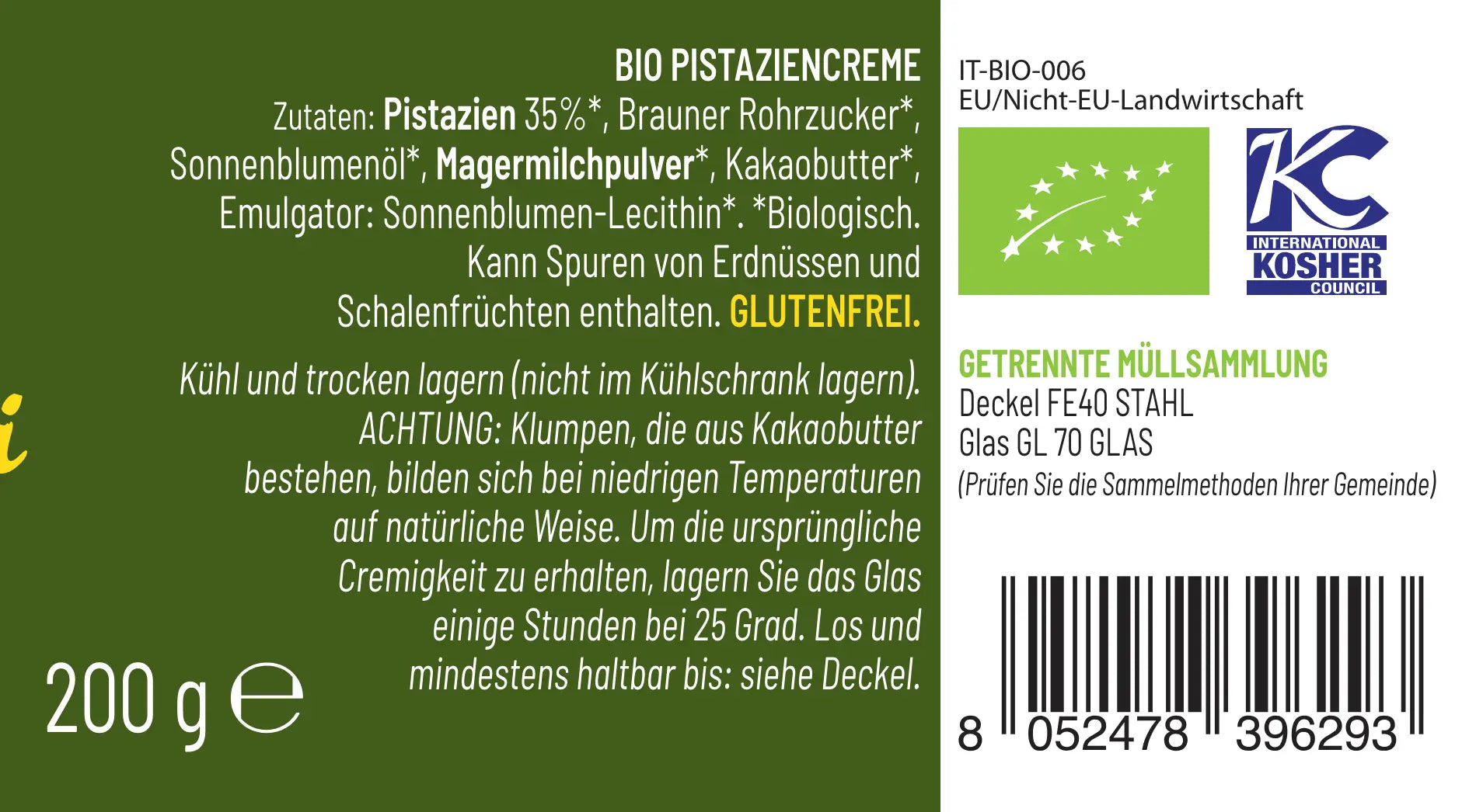 Bio Pistaziencreme Ölwerk - Ölwerk