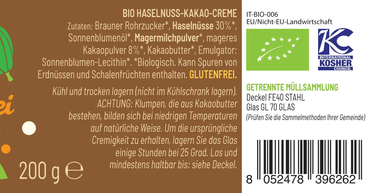 Bio Haselnuss-Schokocreme Ölwerk - Ölwerk