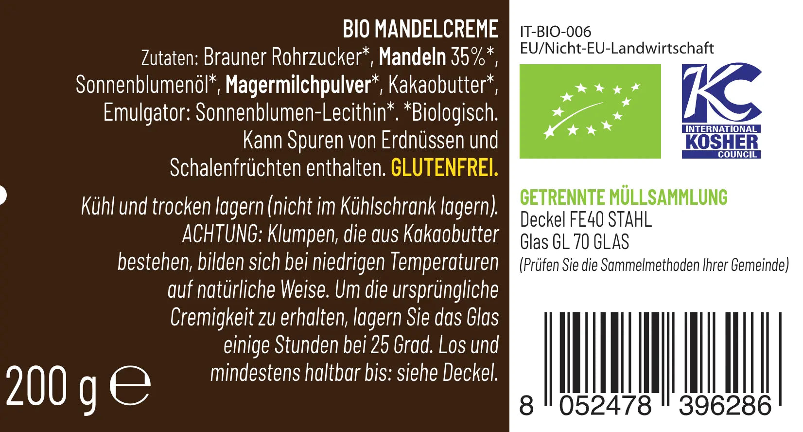 Bio Mandelcreme Ölwerk - Ölwerk